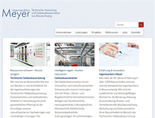 Tablet Screenshot of ib-meyer-bs.de